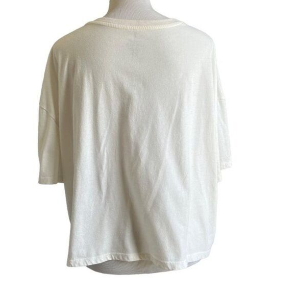 Pink Floyd White Crop Top Size XXL - Picture 3 of 5